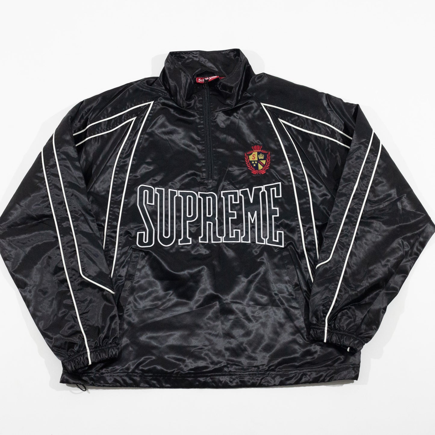 Jaqueta Supreme Satin Piping Pullover Cetin