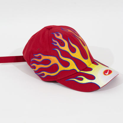 Bone Nike Club Cap Flame Vermelho