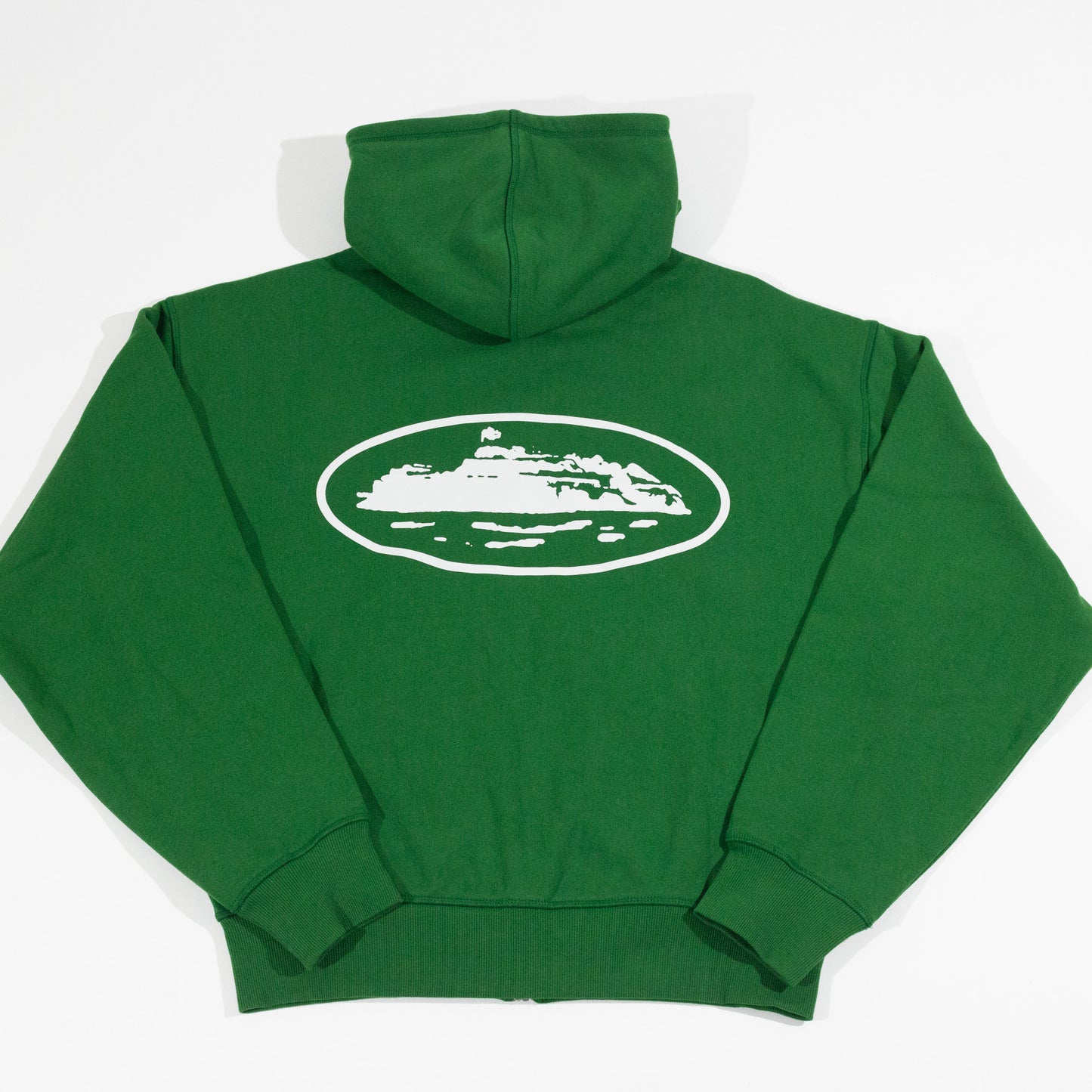 Jaqueta Corteiz Island Puff Print Verde
