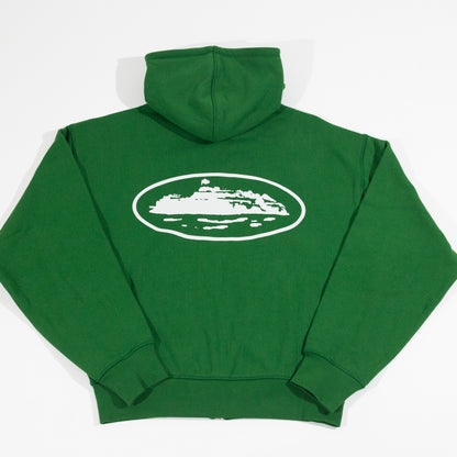Jaqueta Corteiz Island Puff Print Verde