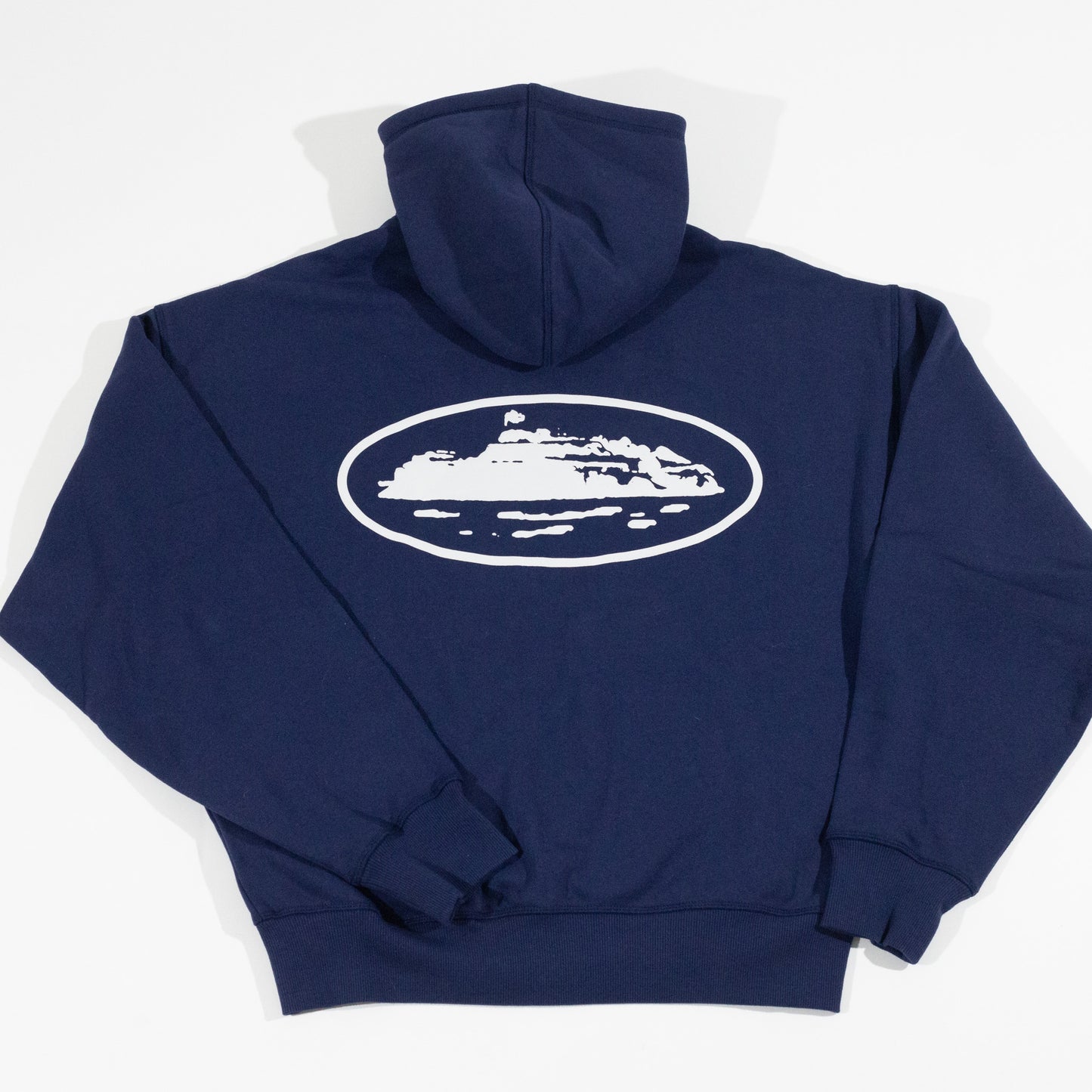 Jaqueta Corteiz Island Puff Print Azul