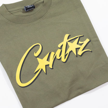 Camiseta Corteiz Allstarz Khaki
