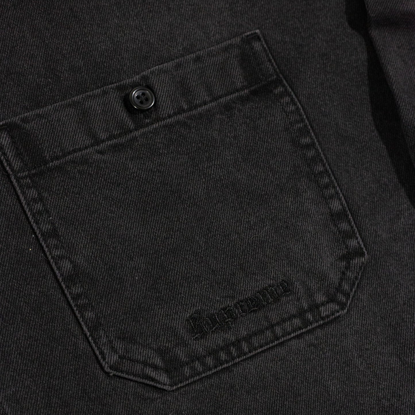 Jaqueta Supreme Hooded Denim Preto