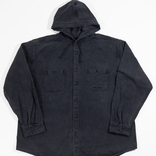 Jaqueta Supreme Hooded Denim Preto