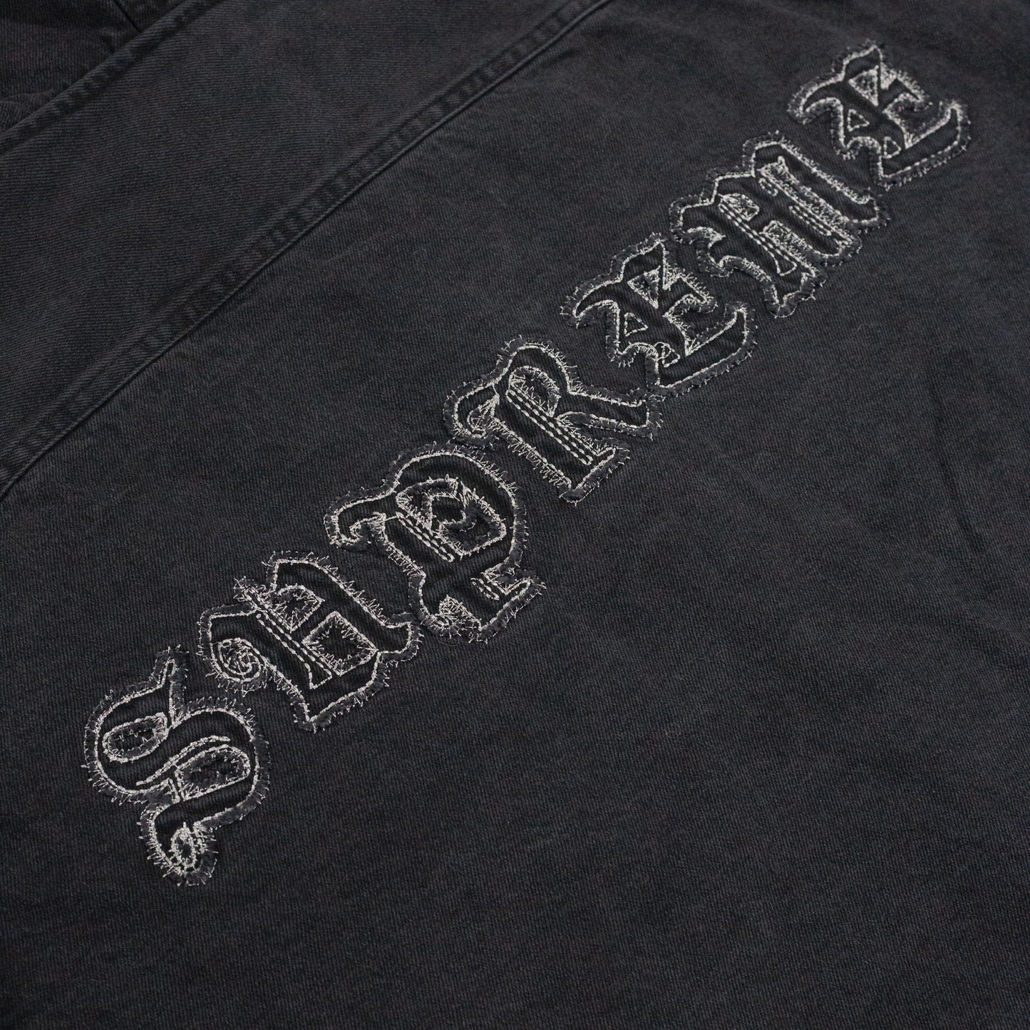 Jaqueta Supreme Hooded Denim Preto