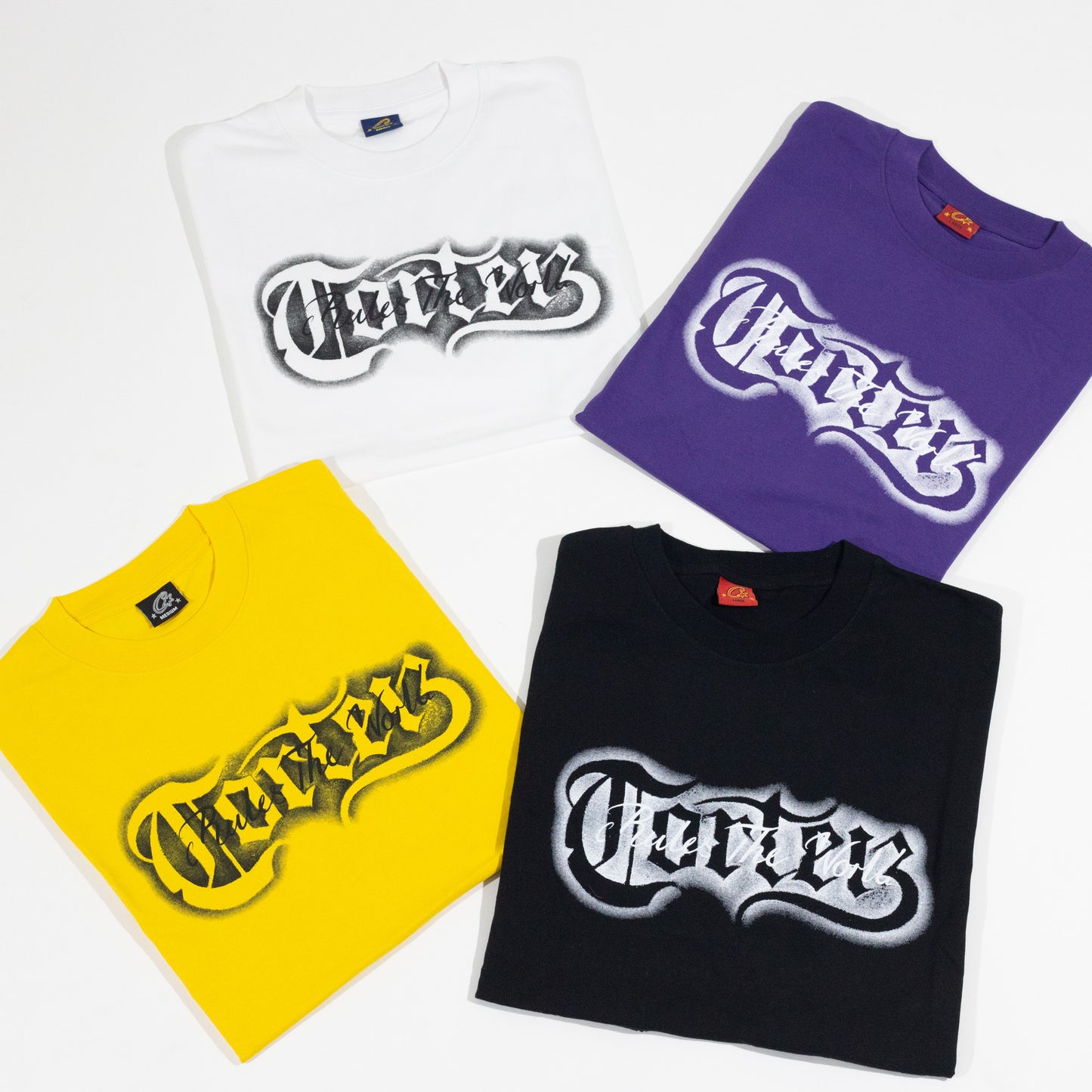Camiseta Corteiz RTW Tattted Amarela