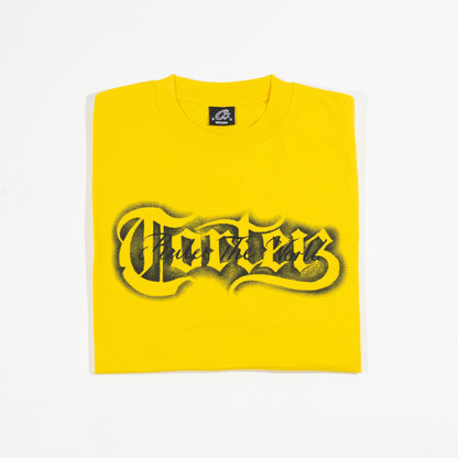 Camiseta Corteiz RTW Tattted Amarela