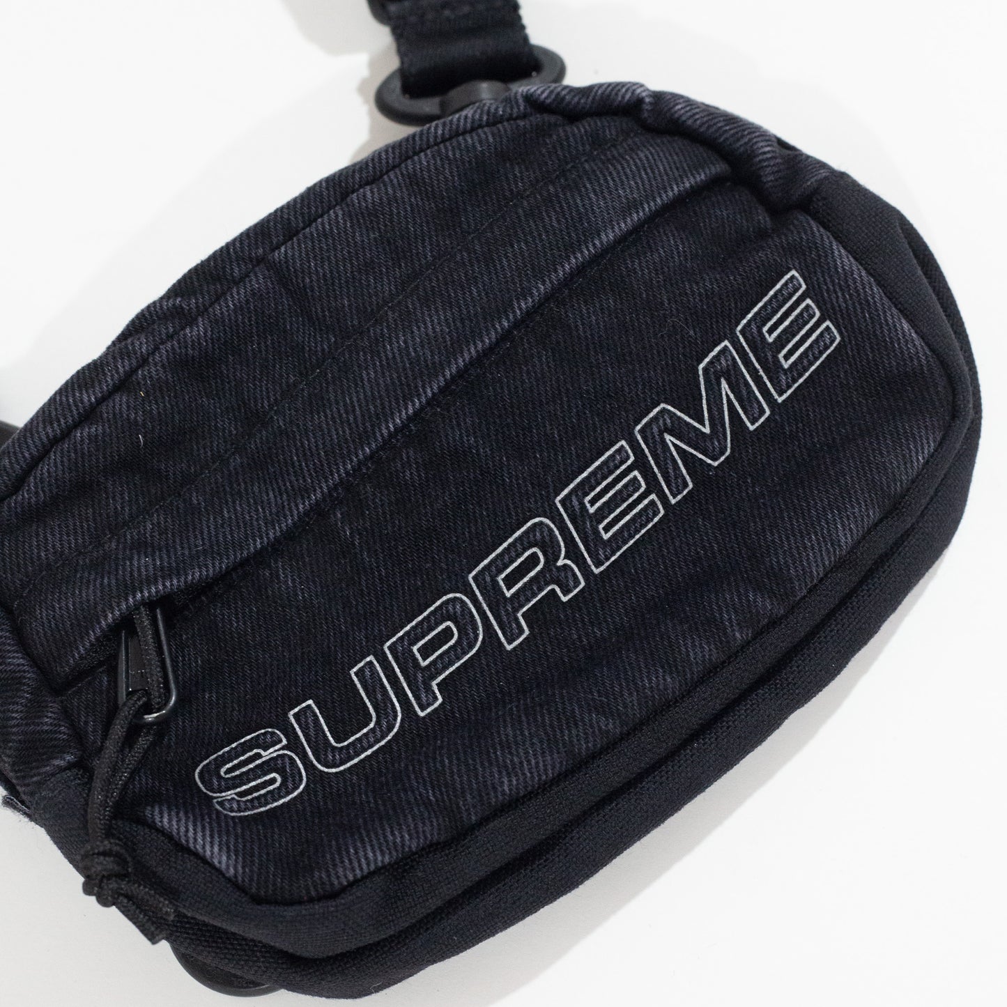 Mini Shoulder Bag Supreme Denim Preta
