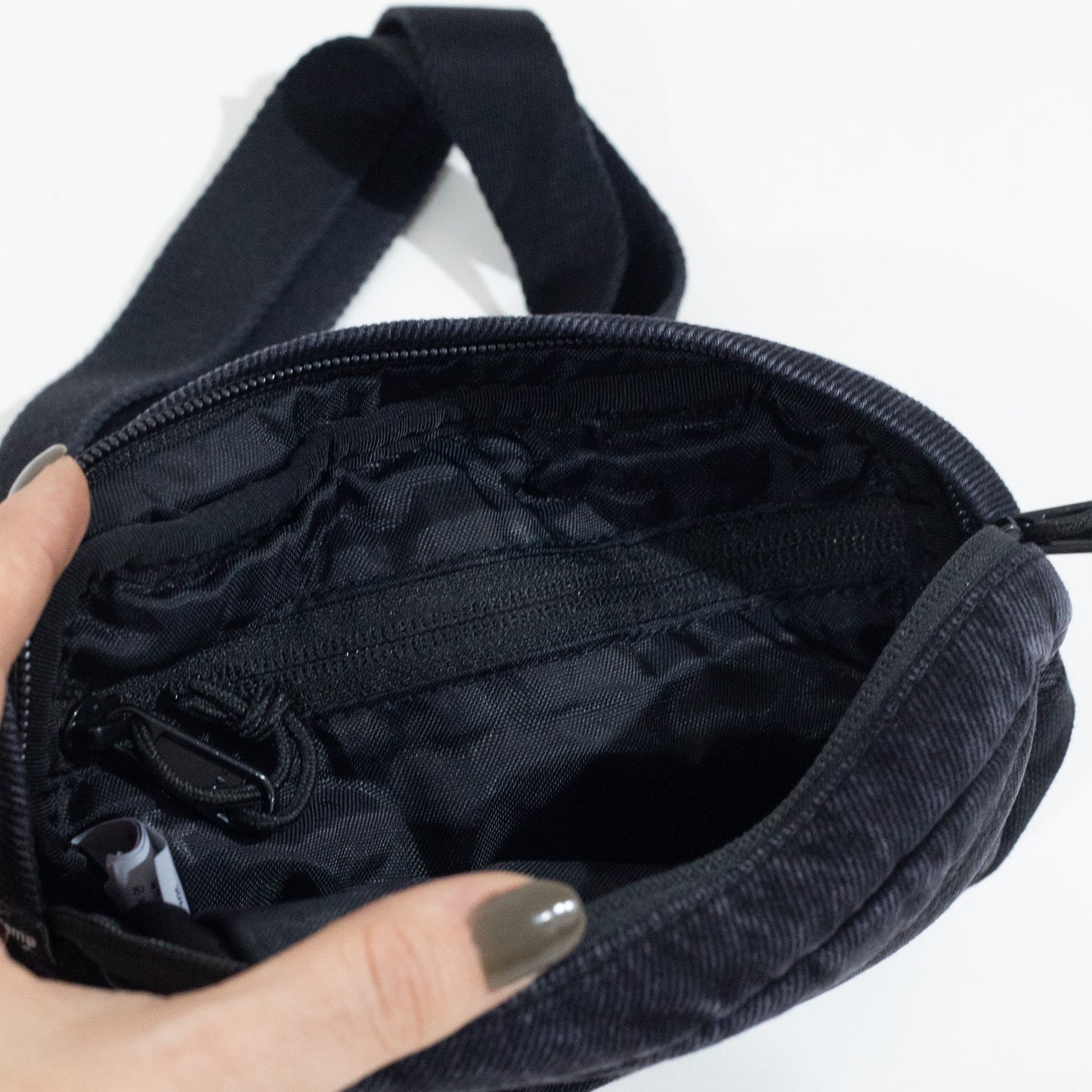 Mini Shoulder Bag Supreme Denim Preta