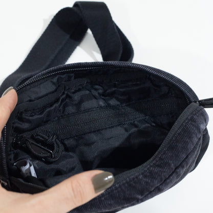 Mini Shoulder Bag Supreme Denim Preta
