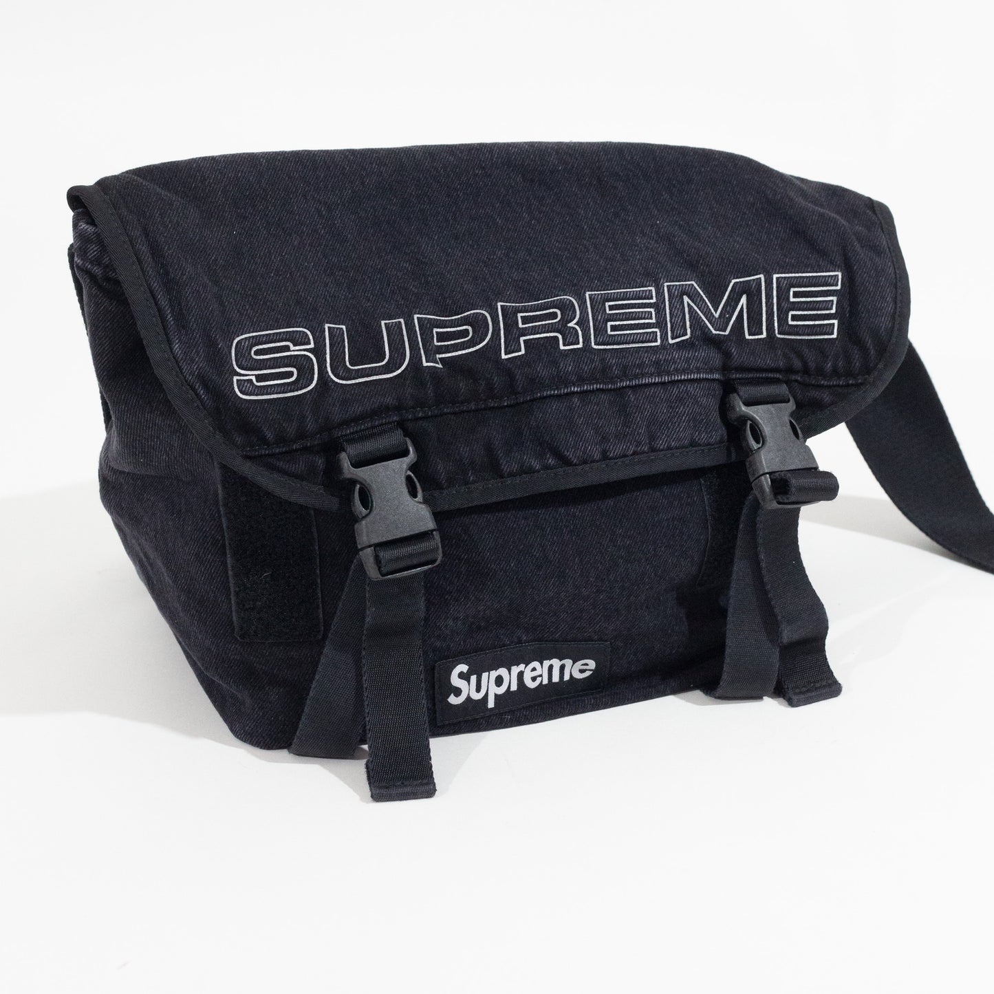 Mini Shoulder Bag Supreme Denim Preta