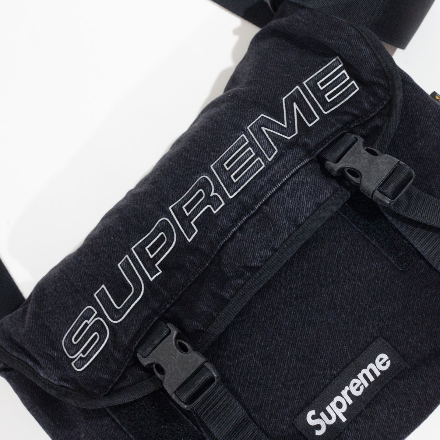 Mini Shoulder Bag Supreme Denim Preta