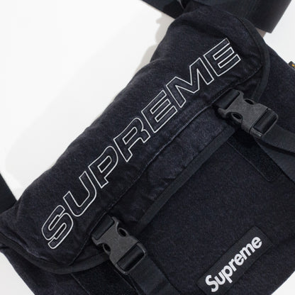 Mini Shoulder Bag Supreme Denim Preta