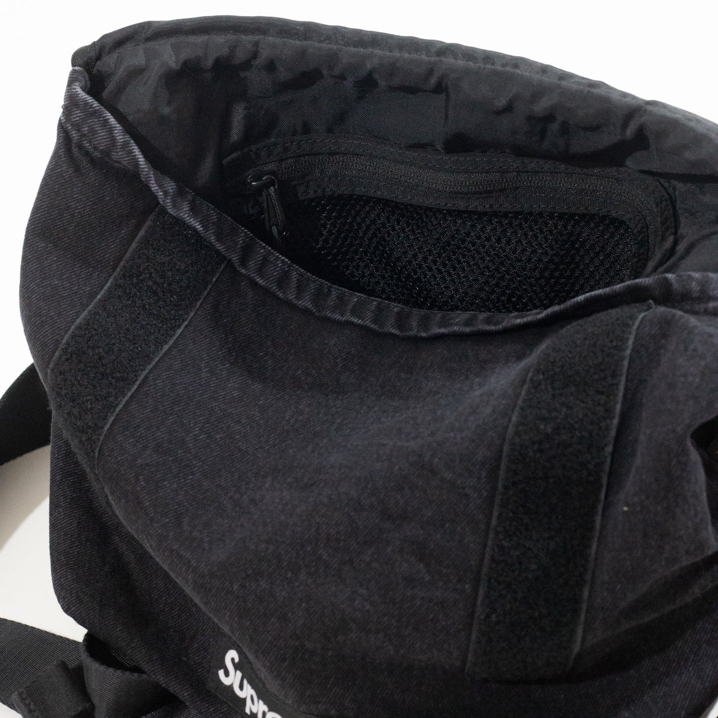 Mini Shoulder Bag Supreme Denim Preta