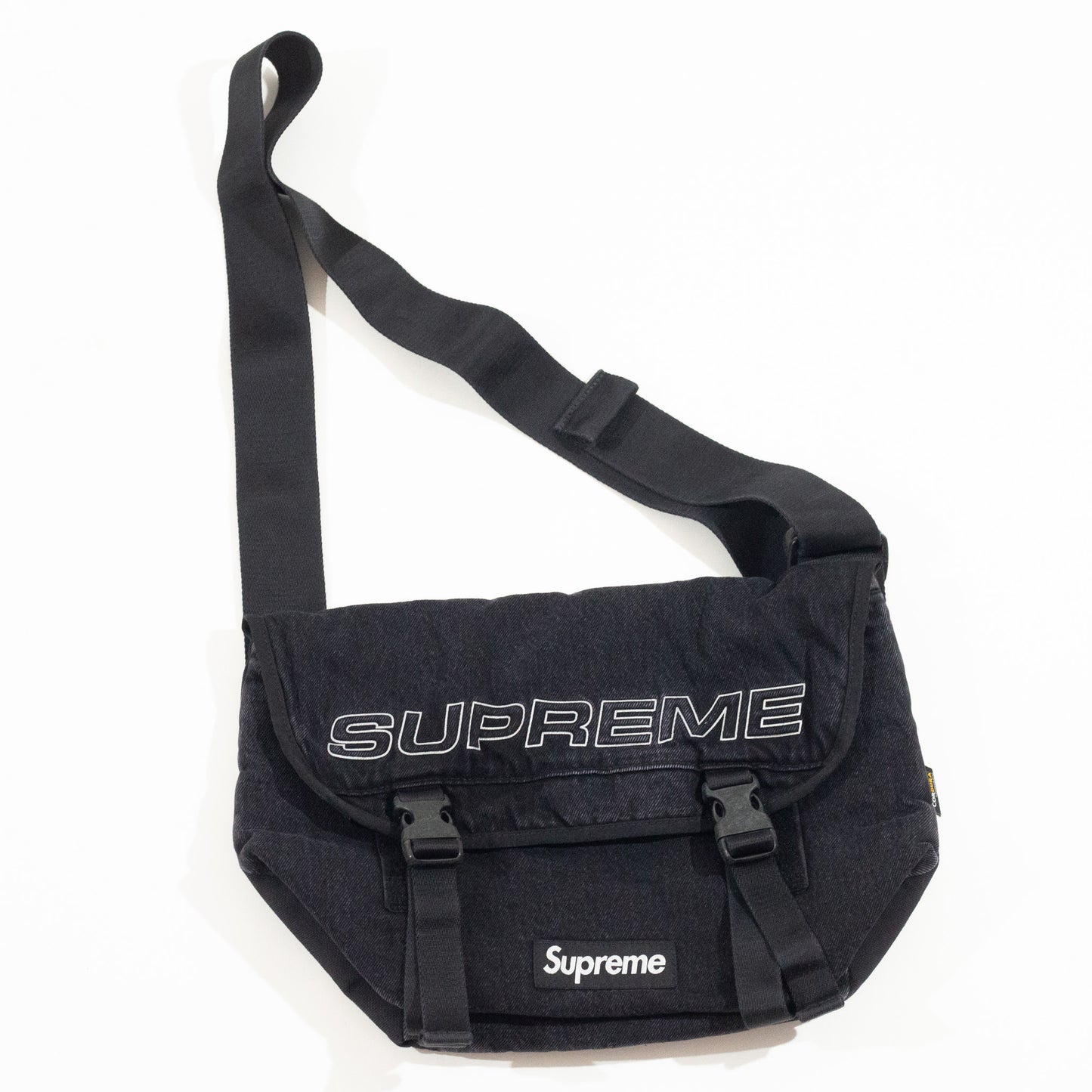 Mini Shoulder Bag Supreme Denim Preta