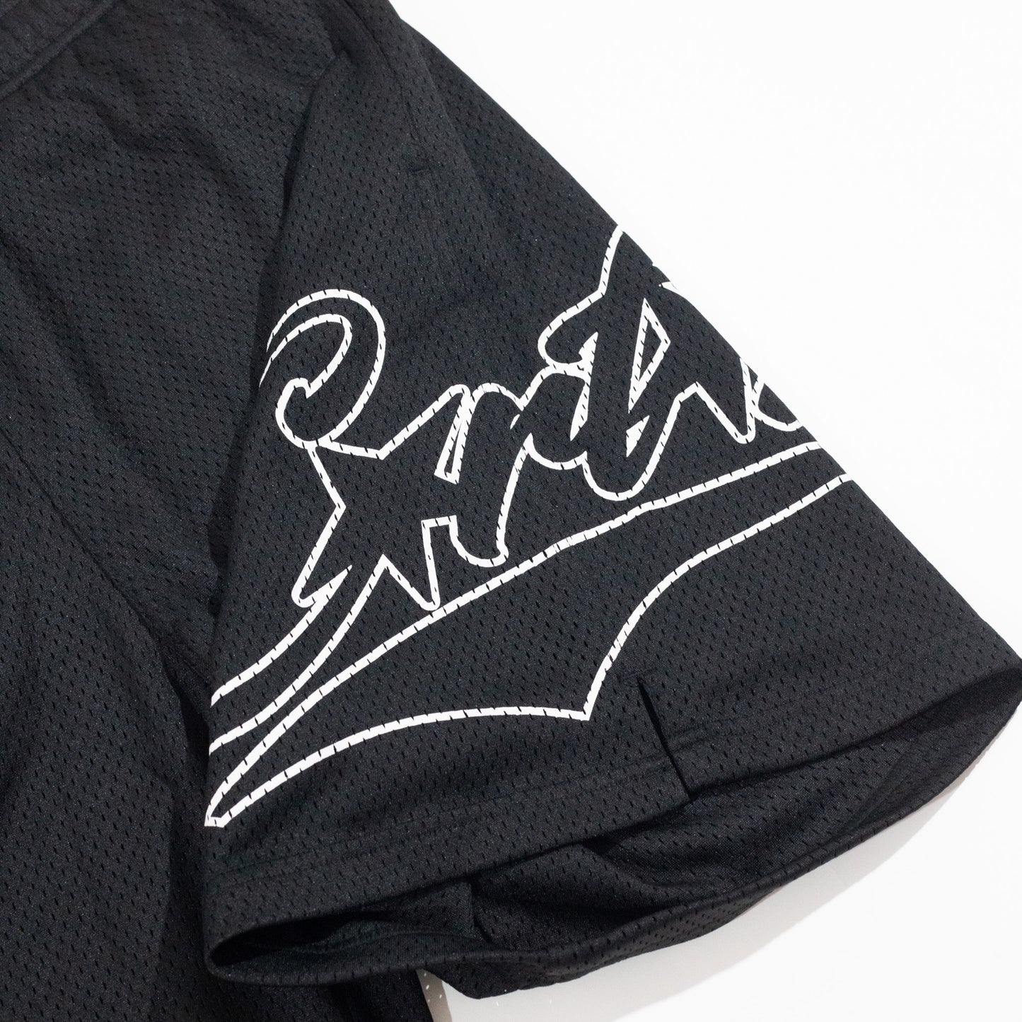 Bermuda Corteiz Woosh Mesh Short Preto