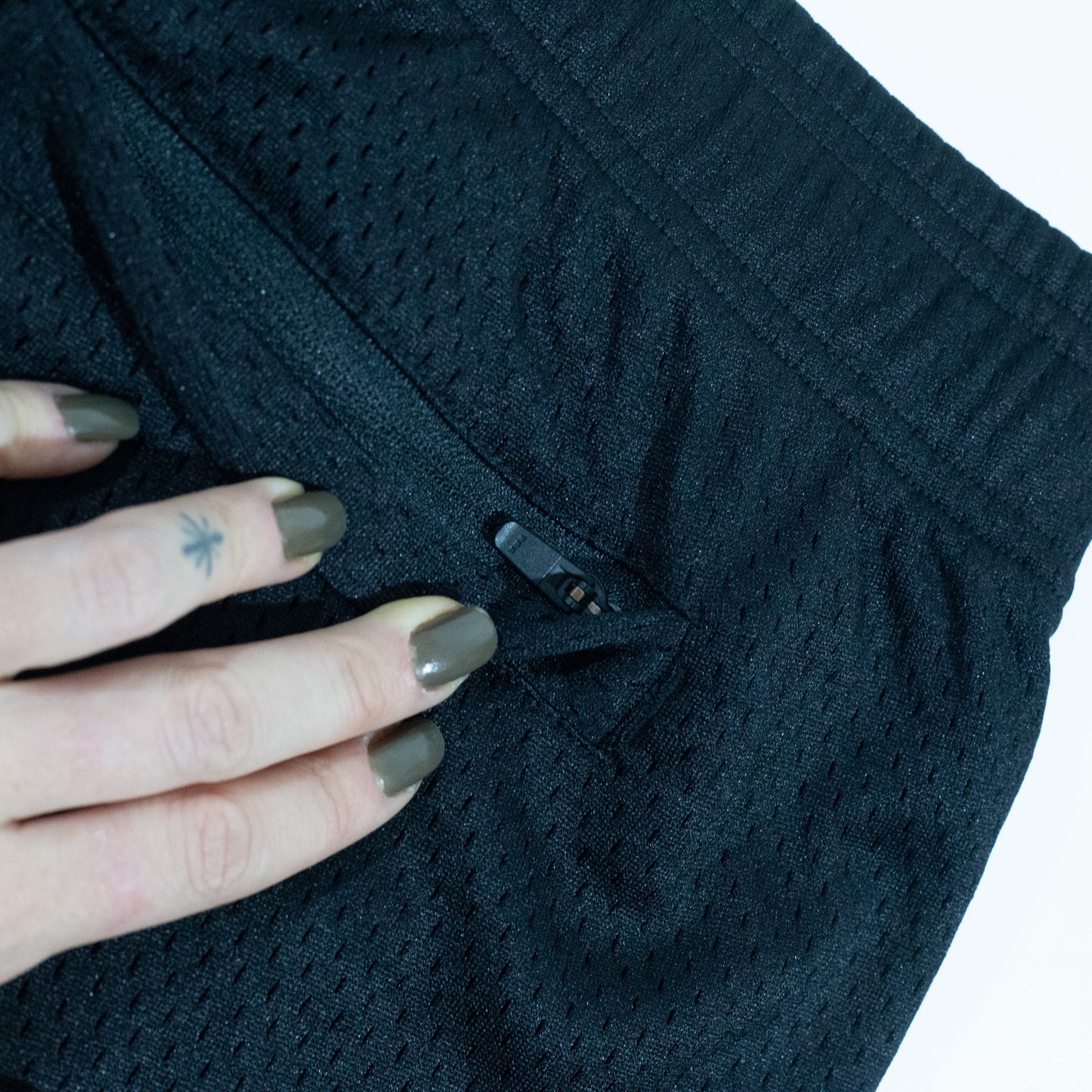 Bermuda Corteiz Woosh Mesh Short Preto
