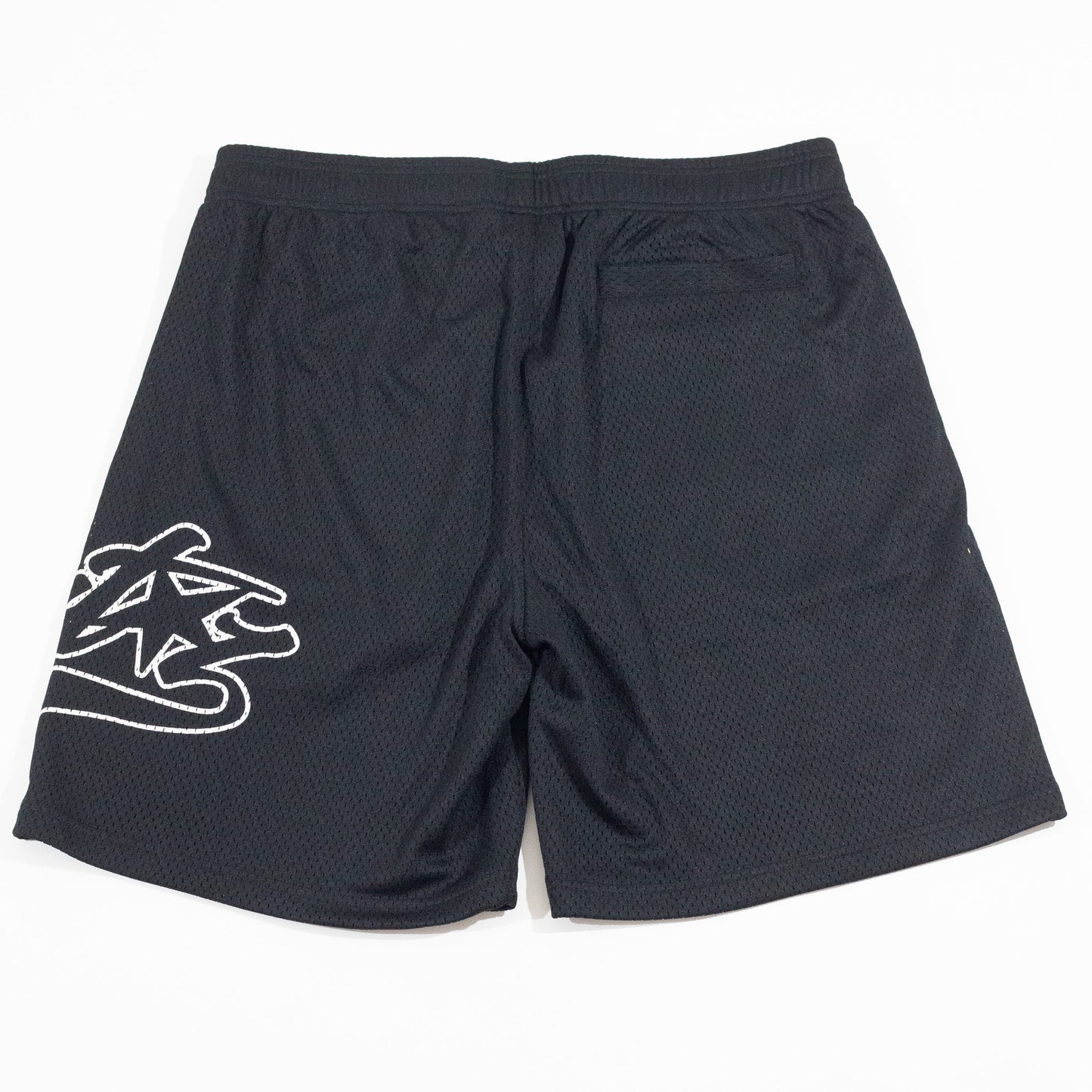 Bermuda Corteiz Woosh Mesh Short Preto