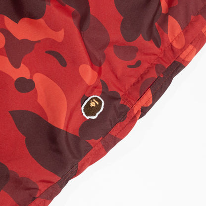 Bermuda BAPE Colour Camo One Point Beach Vermelha