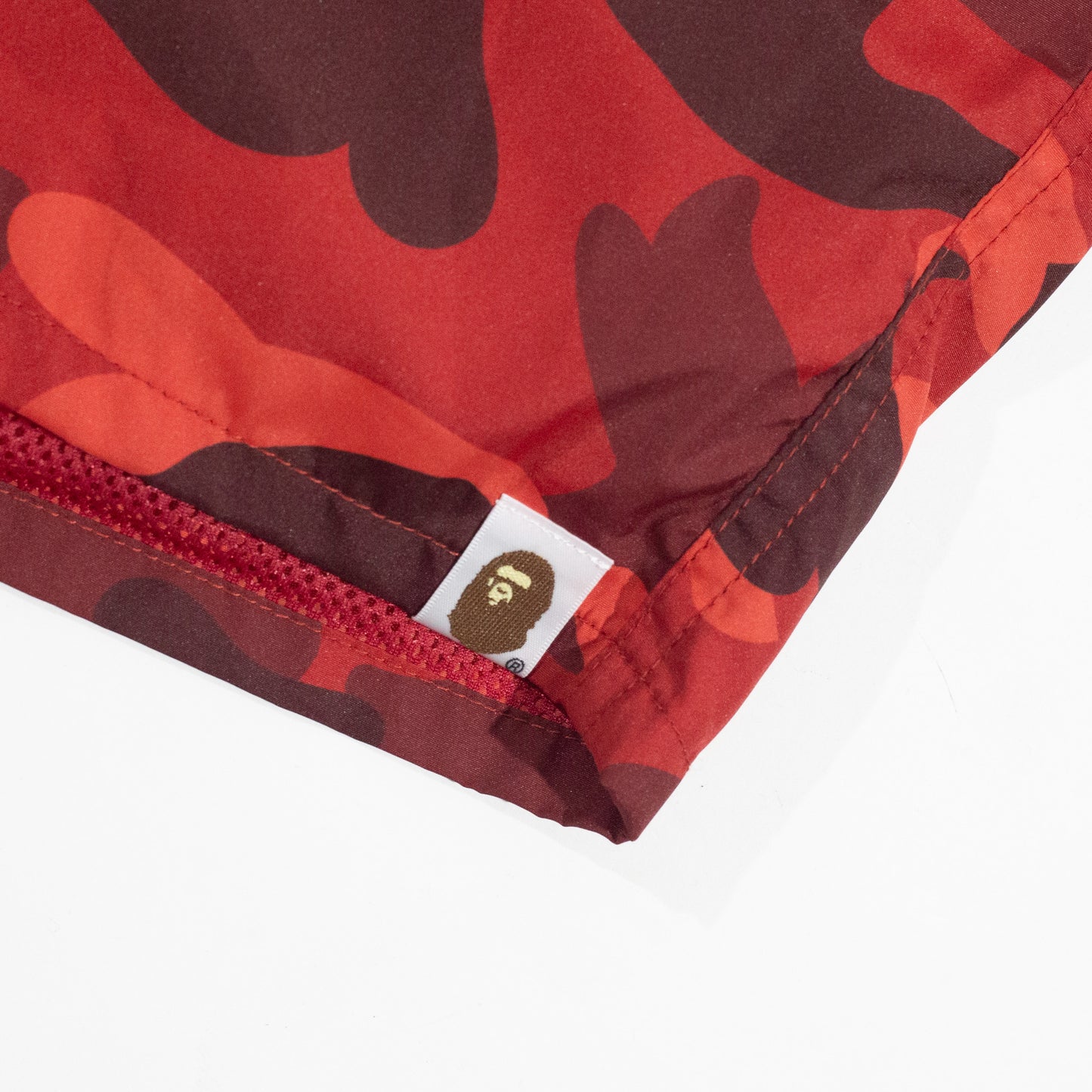 Bermuda BAPE Colour Camo One Point Beach Vermelha