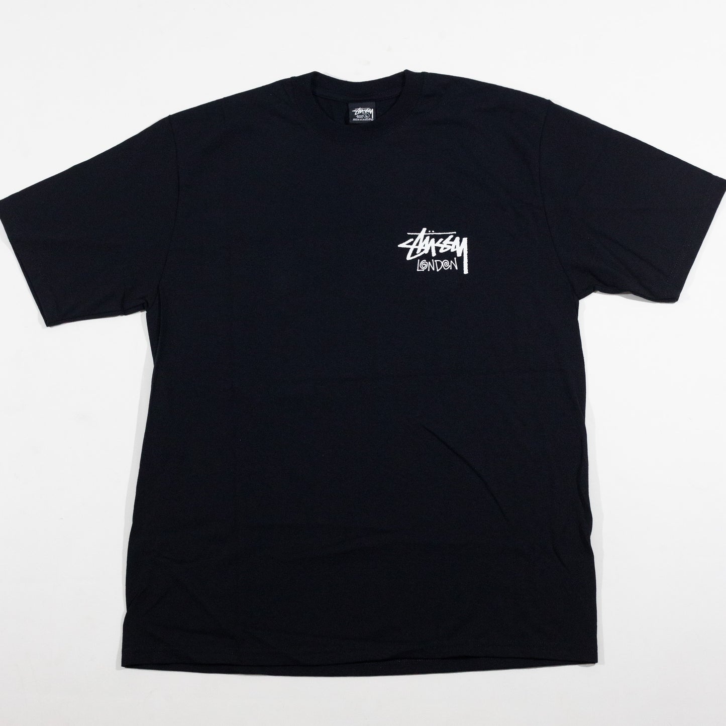 Camiseta Stussy Stock London Preta