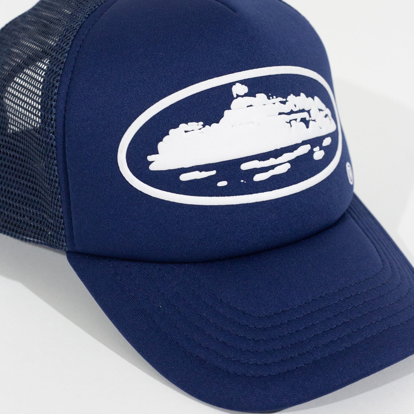 Bone Corteiz Alcatraz Puff Print Trucket Azul Marinho