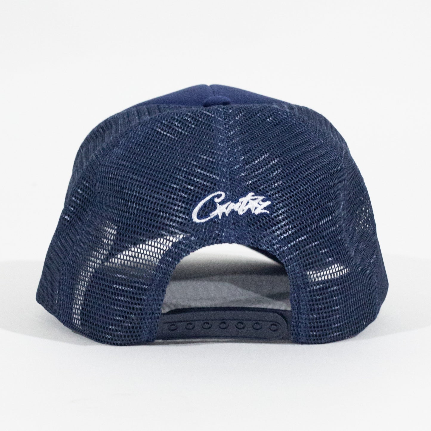 Bone Corteiz Alcatraz Puff Print Trucket Azul Marinho