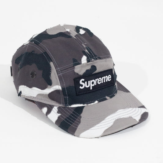 Bone Supreme Layered Camo Cinza Camp Cap