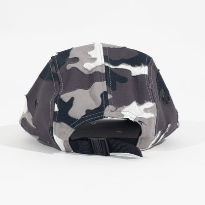 Bone Supreme Layered Camo Cinza Camp Cap