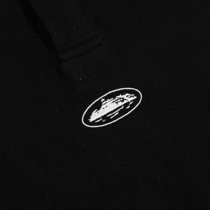 Camisa Polo Corteiz Island Pique Preto