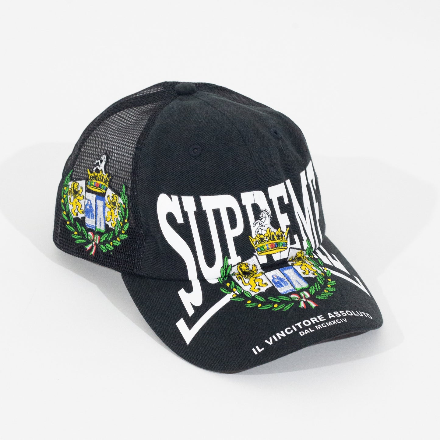 Bone Supreme Crest Mesh Preto 6 Panel