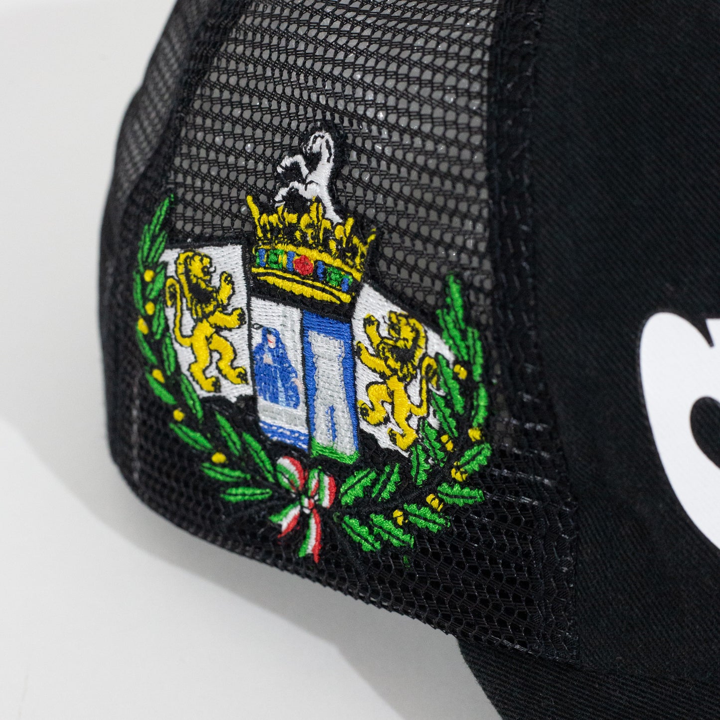 Bone Supreme Crest Mesh Preto 6 Panel