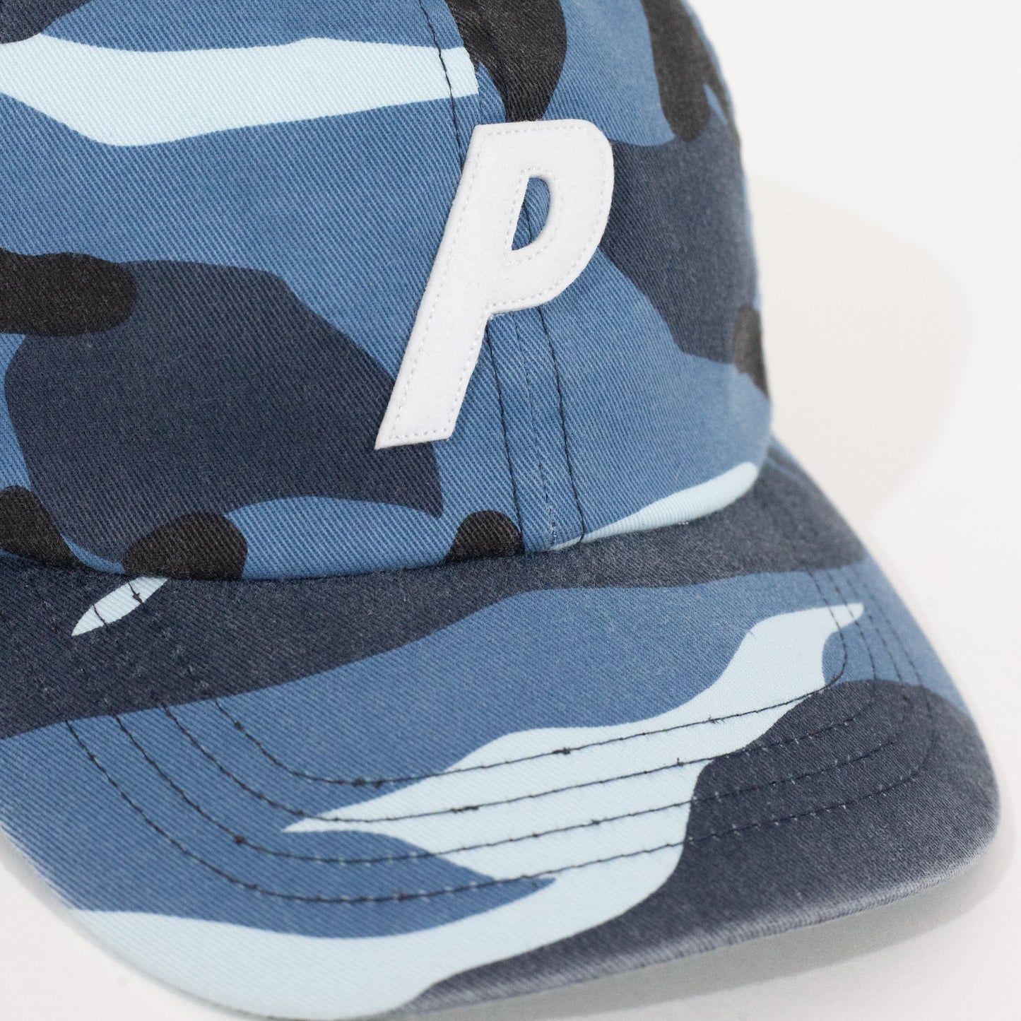 Bone Palace P 6-Panel Washed Azul Camo
