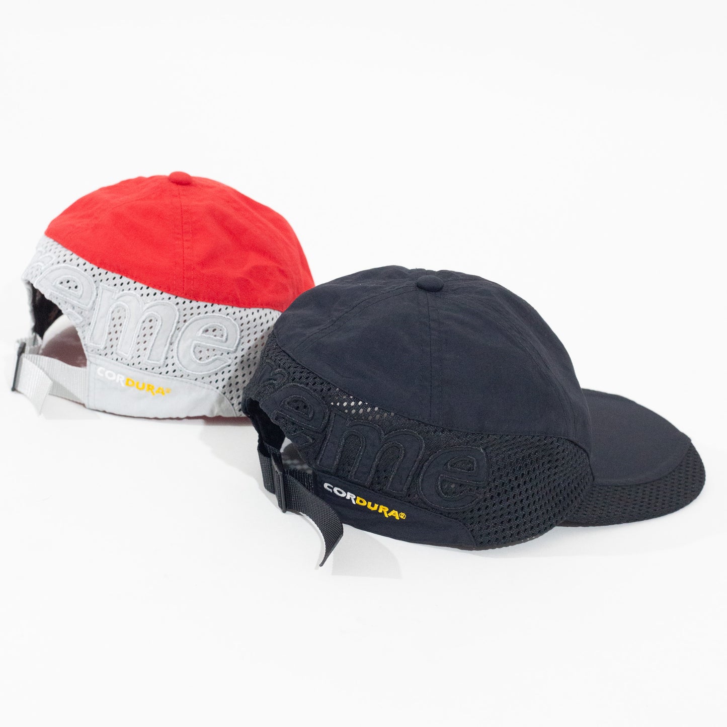 Bone Supreme Cordura Mesh 6 Panel Black