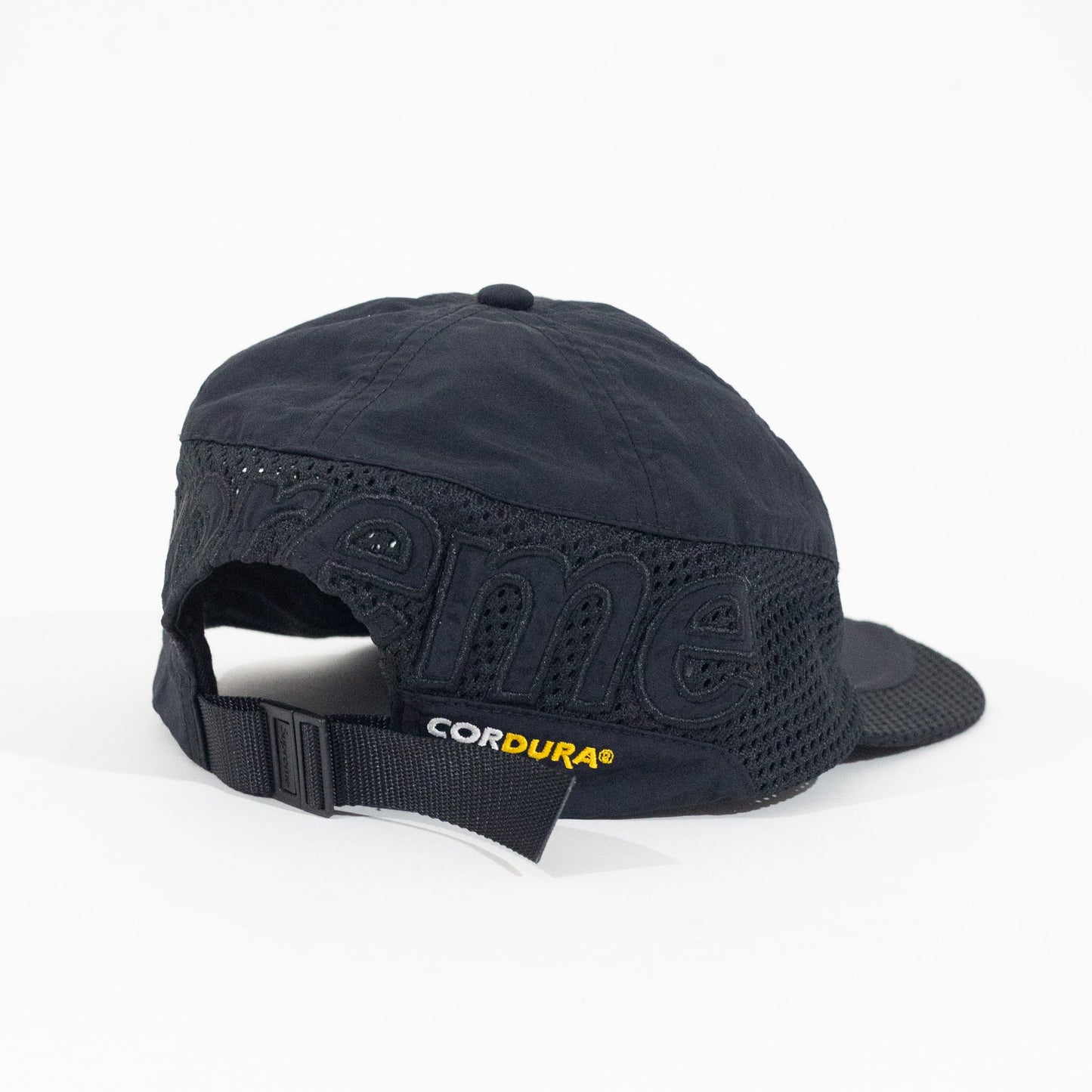 Bone Supreme Cordura Mesh 6 Panel Black