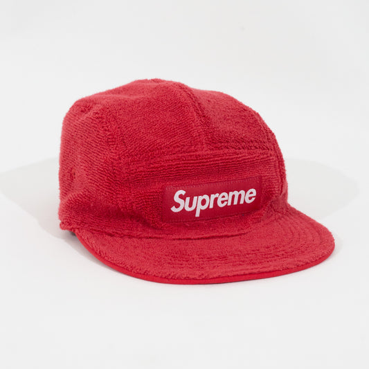 Bone Supreme Reversible Terry Camp Cap Vermelho