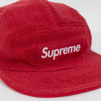 Bone Supreme Reversible Terry Camp Cap Vermelho