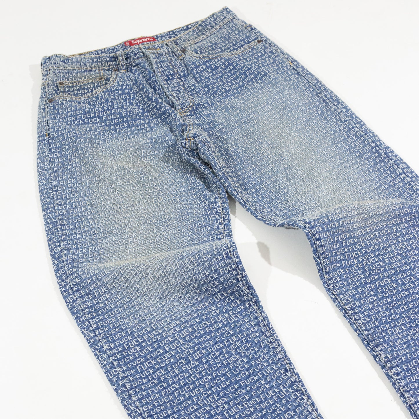 Calça Supreme Jeans Fuck Stich Loose Fit Jean
