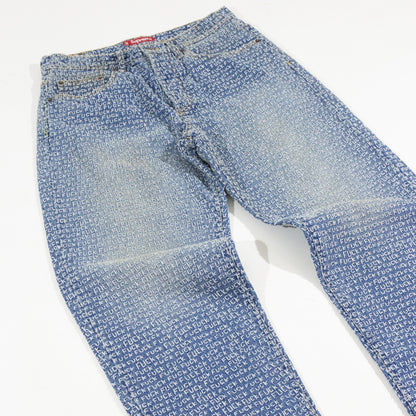 Calça Supreme Jeans Fuck Stich Loose Fit Jean