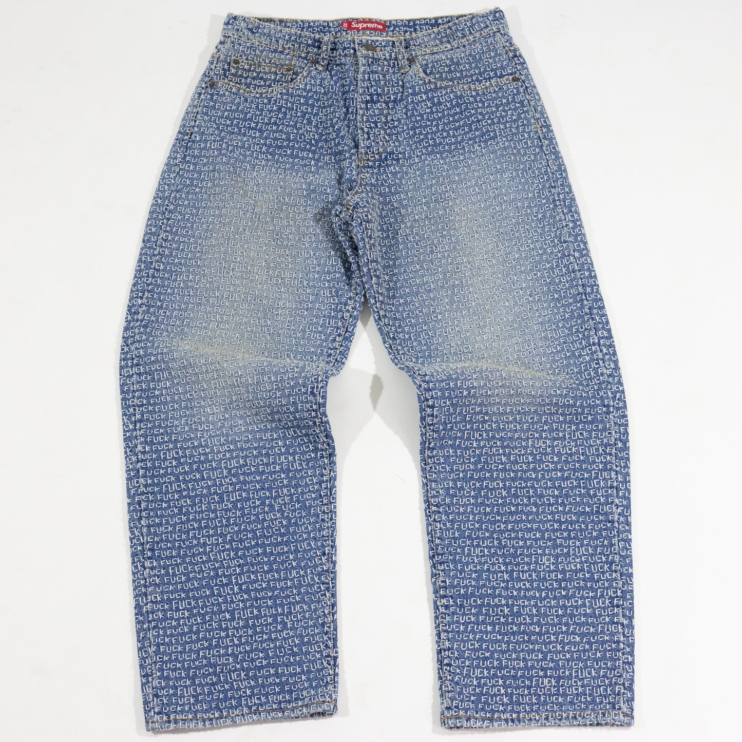Calça Supreme Jeans Fuck Stich Loose Fit Jean
