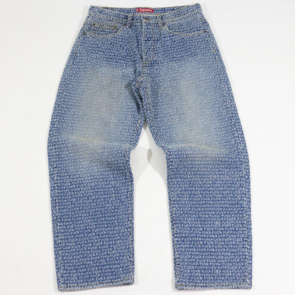Calça Supreme Jeans Fuck Stich Loose Fit Jean