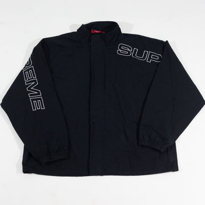 Jaqueta Supreme Spellout Embroidered Preta