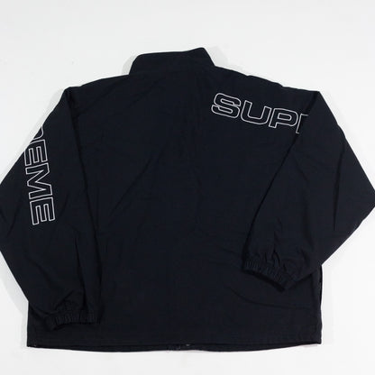 Jaqueta Supreme Spellout Embroidered Preta