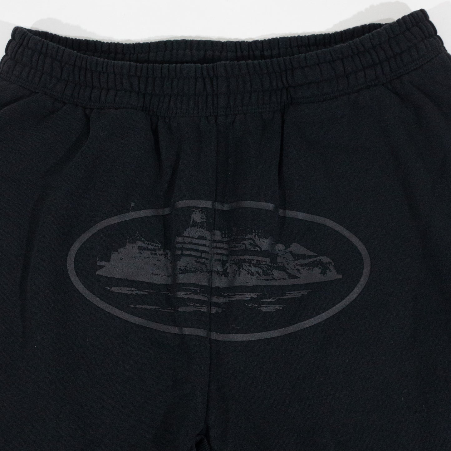 Calça Corteiz Moletom Alcatraz All Black