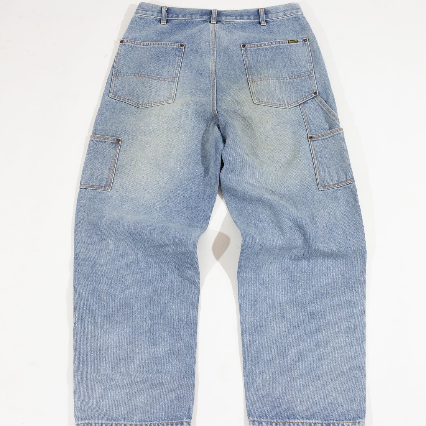 Calça Supreme Reflective Doule Knee Jeans Azul