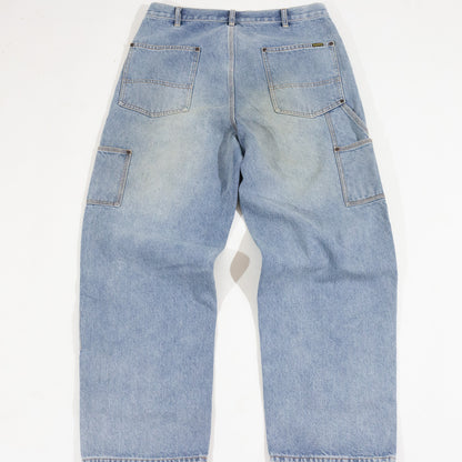 Calça Supreme Reflective Doule Knee Jeans Azul