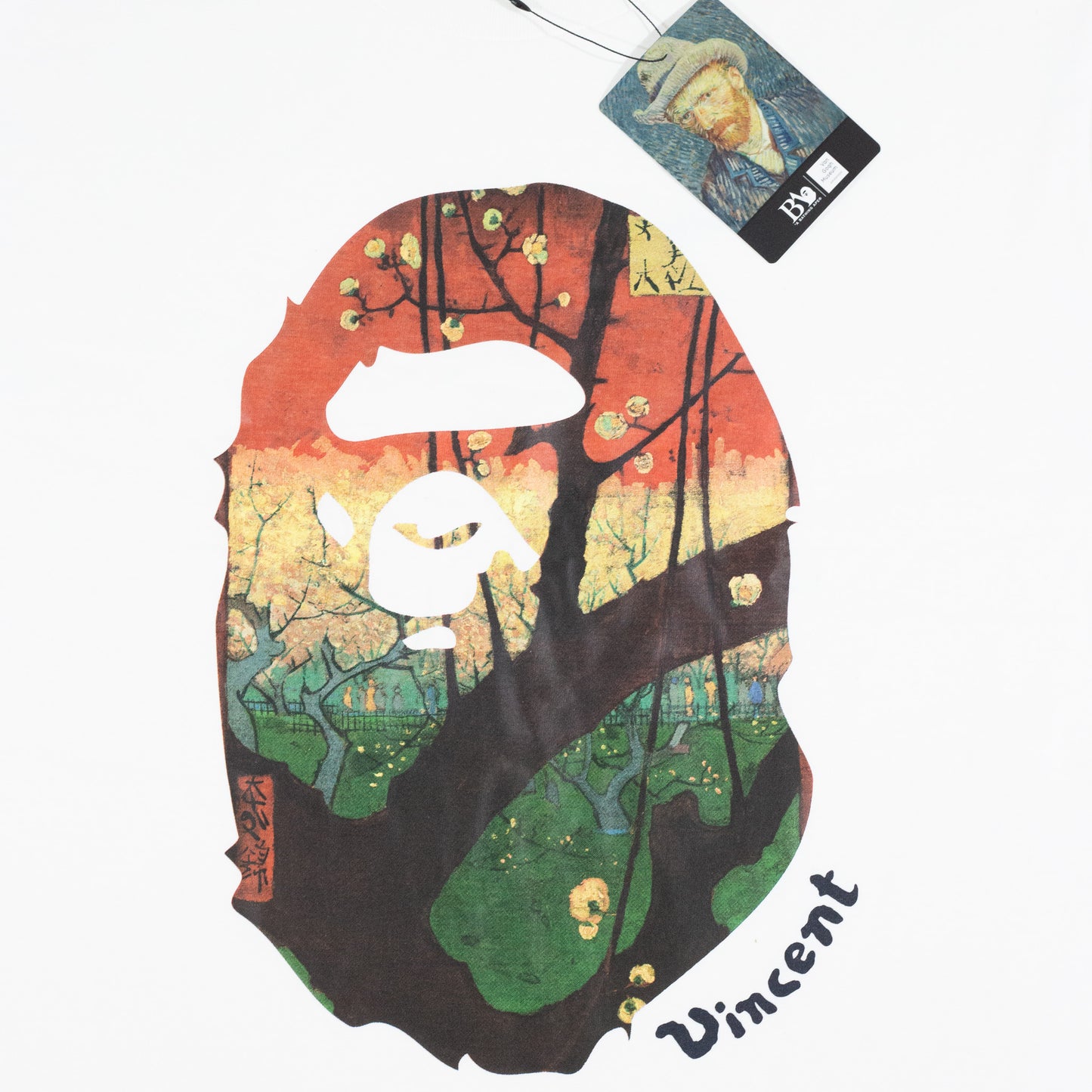 Camiseta Bape x Van Gogh Branca