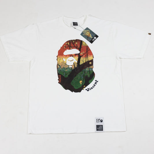 Camiseta Bape x Van Gogh Branca