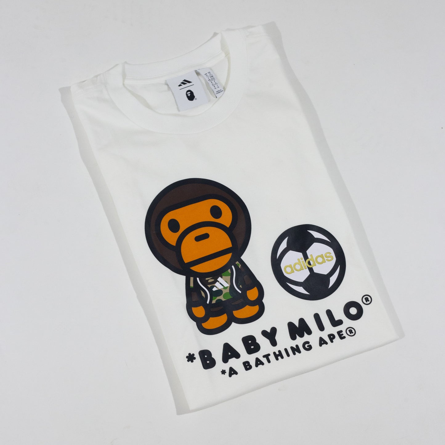 Camiseta BAPE x Adidas Baby Milo