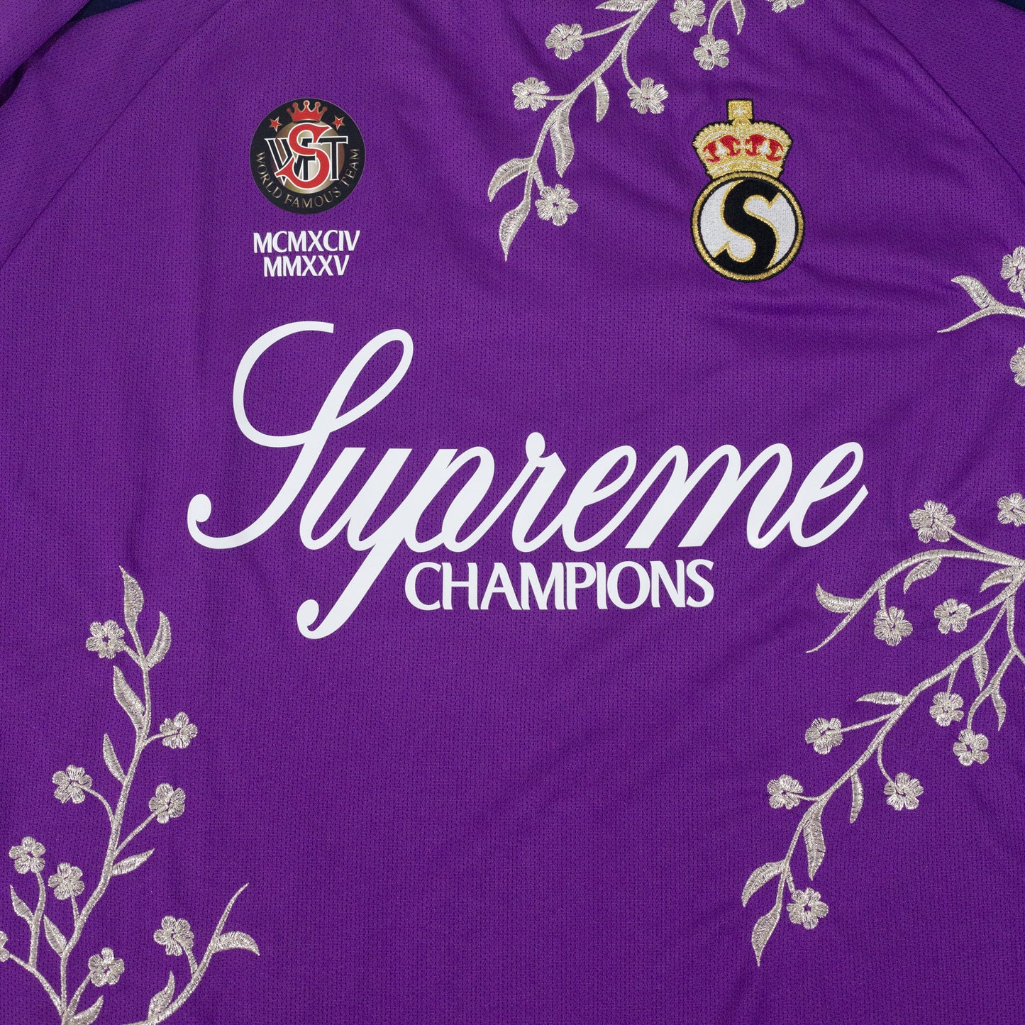 Jersey Supreme Floral Soccer Roxa